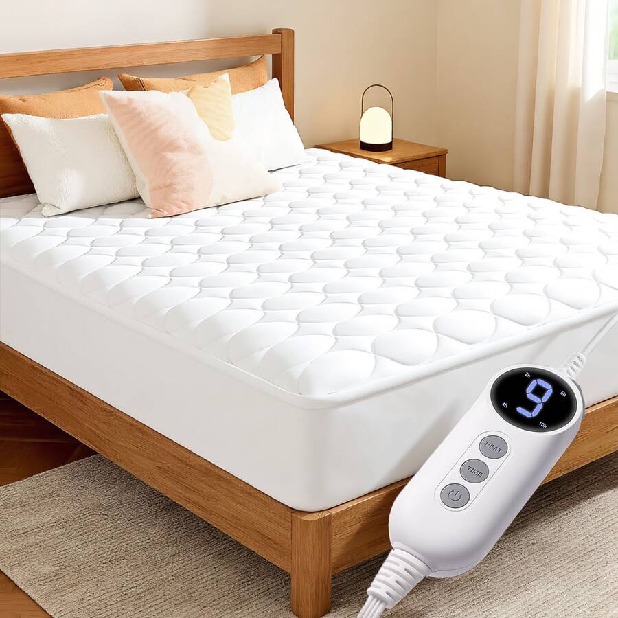 Heated Mattress Pad with Dual Controls