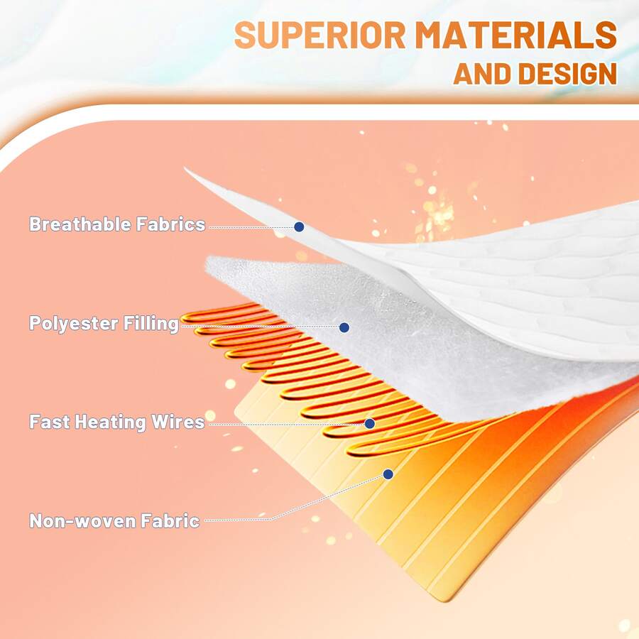Heated Mattress Pad with Dual Controls