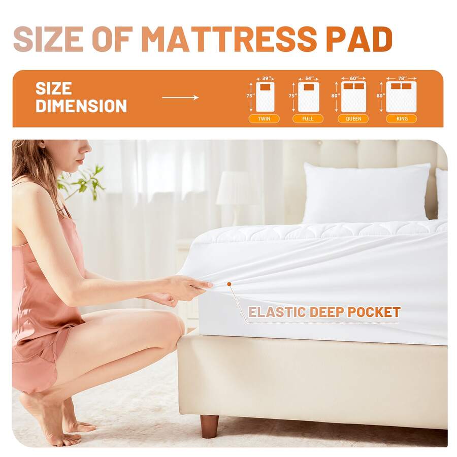Heated Mattress Pad with Dual Controls