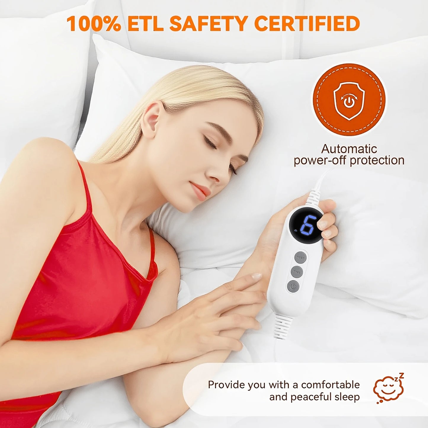 Heated Mattress Pad with Dual Controls