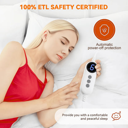 Heated Mattress Pad with Dual Controls