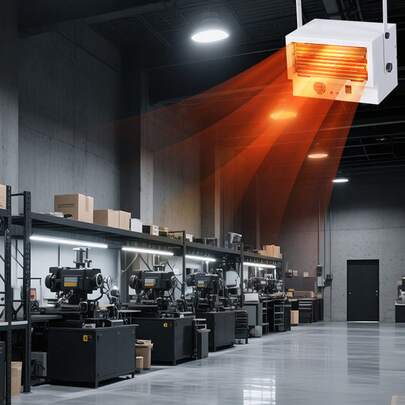 240 V Wall/Ceiling Garage Heater — Model Options