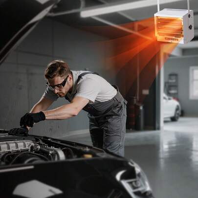240 V Wall/Ceiling Garage Heater — Model Options