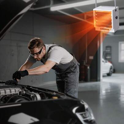 240 V Wall/Ceiling Garage Heater — Model Options