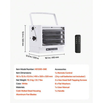 240 V Wall/Ceiling Garage Heater — Model Options