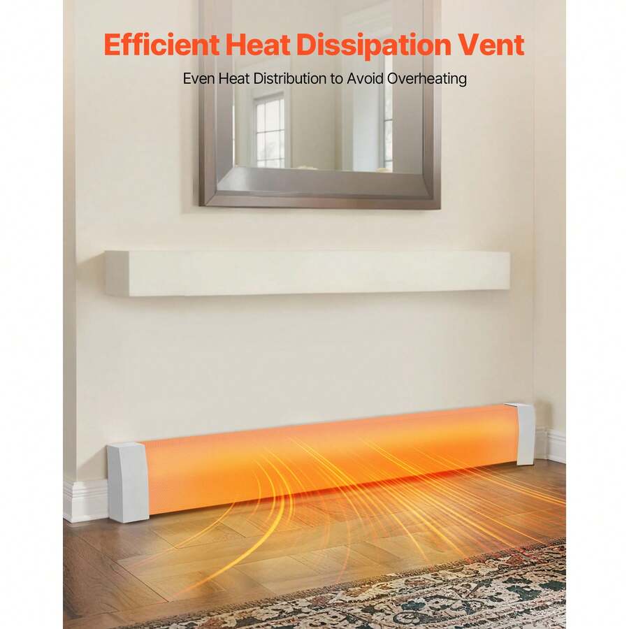 Steel Baseboard Heater Cover — 3, 4 or 5 ft