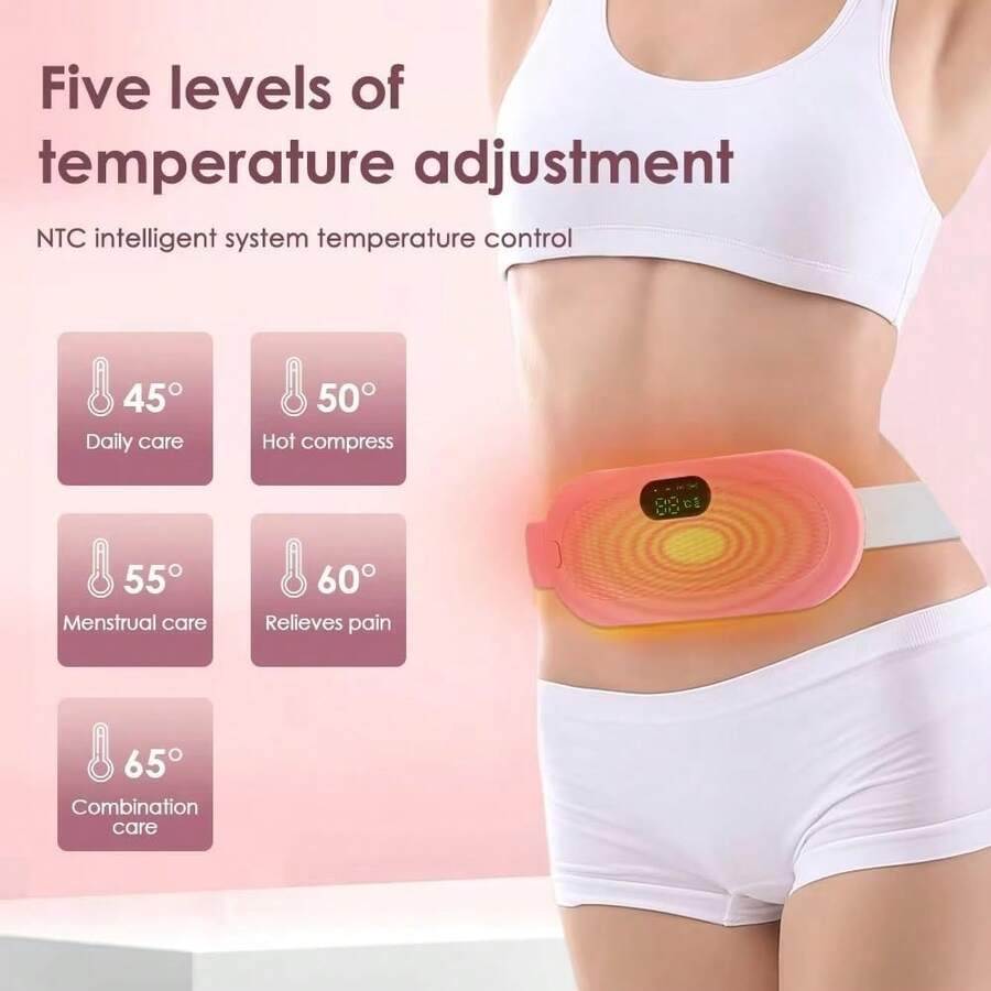 Cordless Waist Heating Belt with Vibration Modes