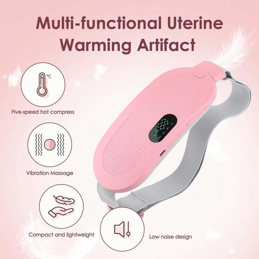 Cordless Waist Heating Belt with Vibration Modes