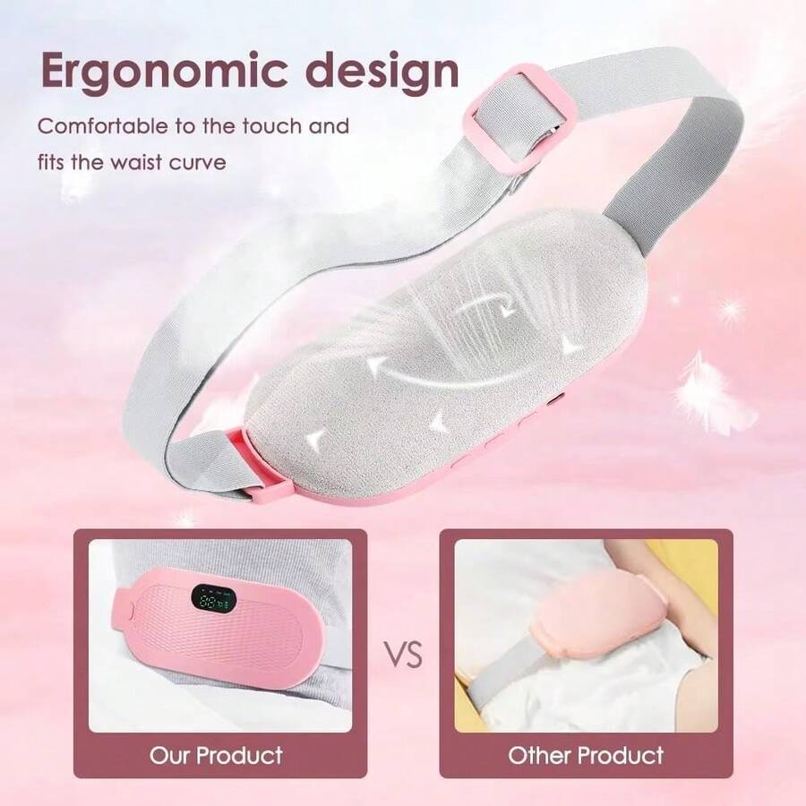 Cordless Waist Heating Belt with Vibration Modes