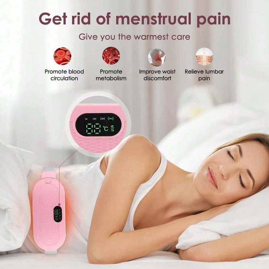 Cordless Waist Heating Belt with Vibration Modes