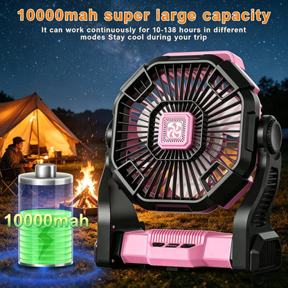 Portable Tabletop Camping Fan