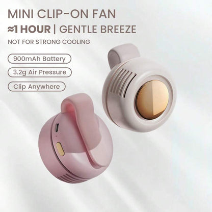 Clip-On Personal Fan with 3 Speeds