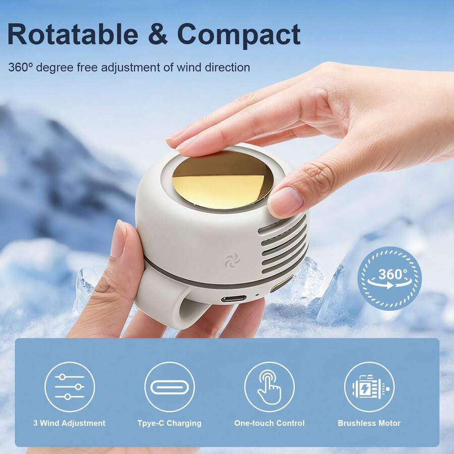 Clip-On Personal Fan with 3 Speeds