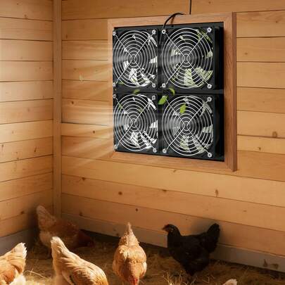 Solar-Powered Ventilation Fan Kit