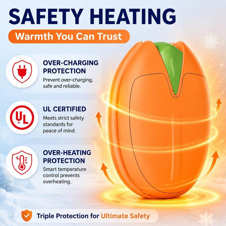 Double-Sided Rechargeable Hand Warmers — 2 Pack