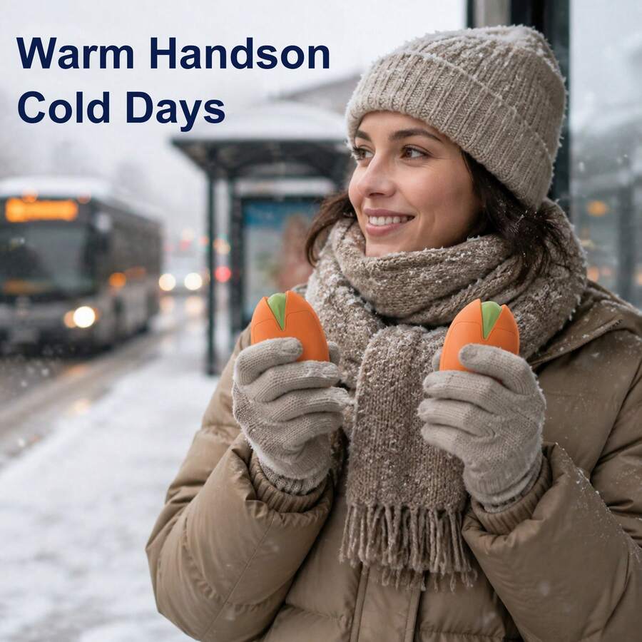 Double-Sided Rechargeable Hand Warmers — 2 Pack