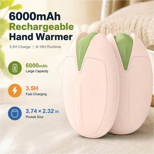 Double-Sided Rechargeable Hand Warmers — 2 Pack