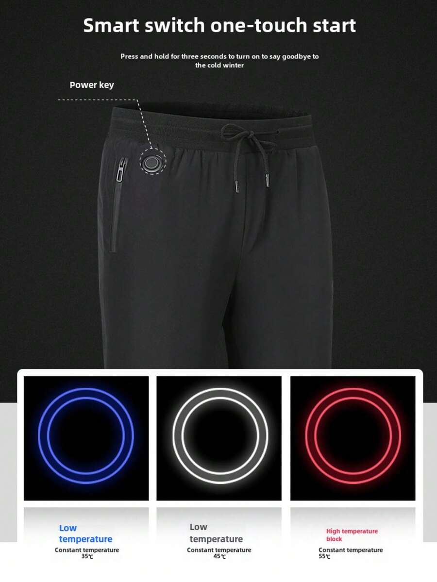 12-Zone USB Heated Pants — Power Bank Not Included
