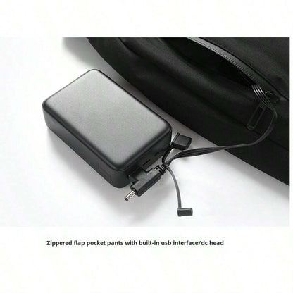 12-Zone USB Heated Pants — Power Bank Not Included