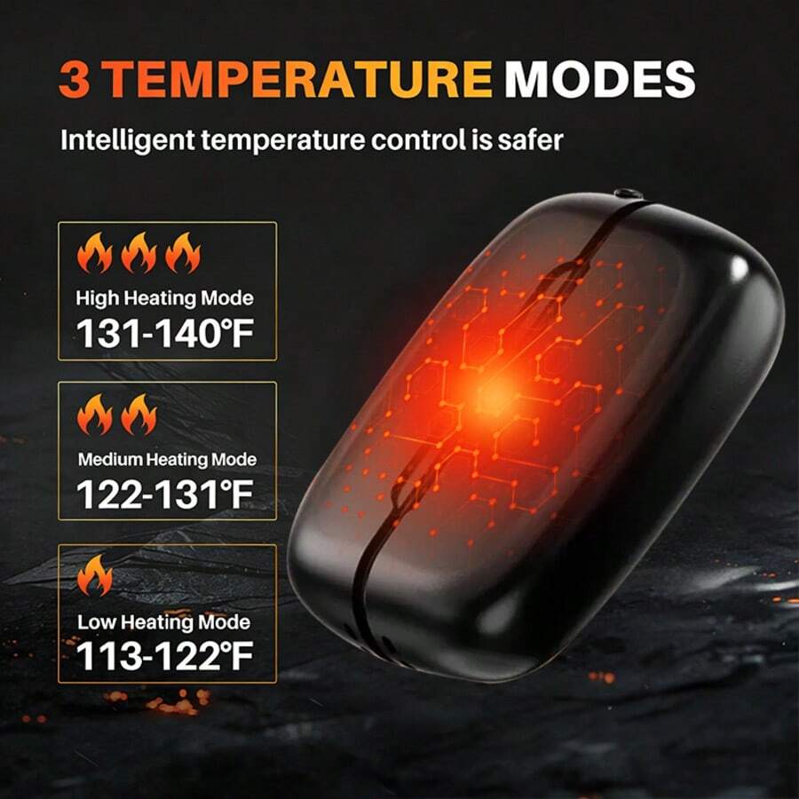Rechargeable Pocket Hand Warmers — 2 Pack